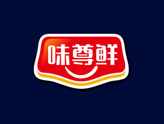 鐘炬的味尊鮮logo設(shè)計