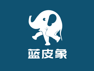 姜彥海的藍(lán)皮象logo設(shè)計