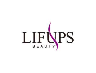 黃安悅的LIFUPS Beauty 護膚品logo設(shè)計