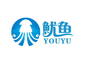 黃安悅的魷魚logo設計