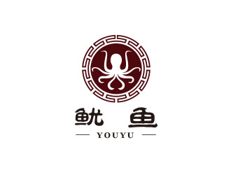 朱紅娟的魷魚logo設計