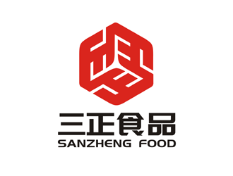 譚家強的上海三正食品有限公司logologo設計