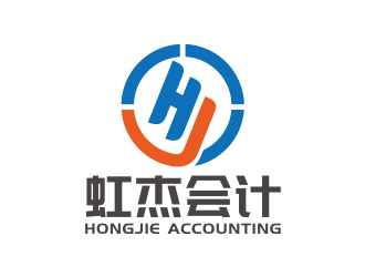 林思源的虹杰會計logo設(shè)計