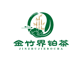 孫金澤的金竹界鉑茶 LOGOlogo設(shè)計(jì)