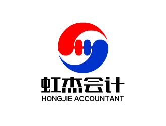 張發(fā)國的虹杰會計logo設(shè)計