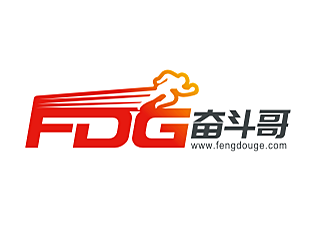 勞志飛的FDG奮斗哥logo設計