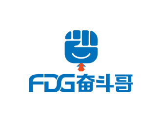 鄭錦尚的FDG奮斗哥logo設計