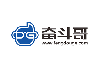 唐國(guó)強(qiáng)的FDG奮斗哥logo設(shè)計(jì)