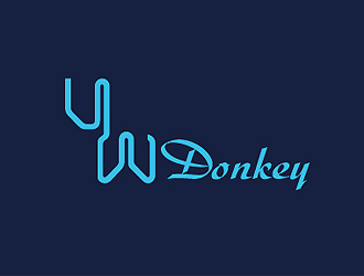 秦曉東的Donkey 手繪線條logologo設計