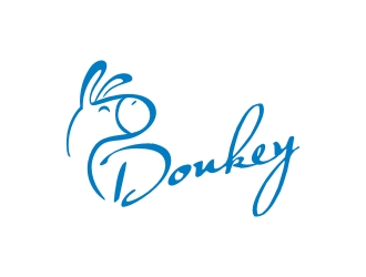 曾翼的Donkey 手繪線條logologo設計