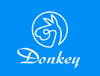 李杰的Donkey 手繪線條logologo設(shè)計(jì)