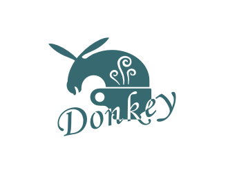 姜彥海的Donkey 手繪線條logologo設(shè)計(jì)