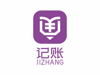 何嘉健的記賬logo設(shè)計