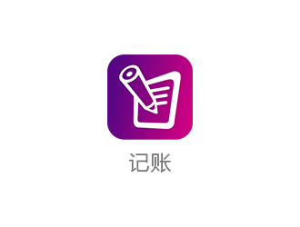 鄭錦尚的記賬logo設(shè)計