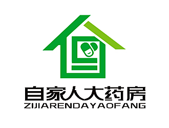 李杰的自家人大藥房logo設計