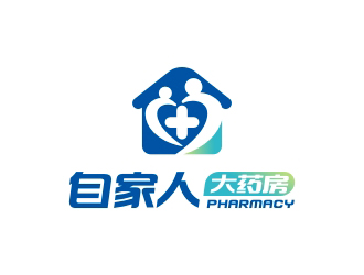 曾翼的自家人大藥房logo設計