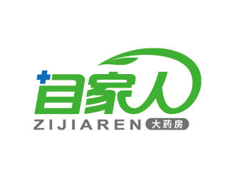 王濤的自家人大藥房logo設計