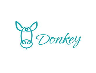 安冬的Donkey 手繪線條logologo設(shè)計(jì)