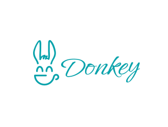 安冬的Donkey 手繪線條logologo設計