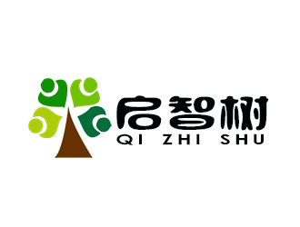 朱兵的啟智樹logo設(shè)計