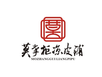 曾翼的莫掌柜涼皮鋪標志設計logo設計