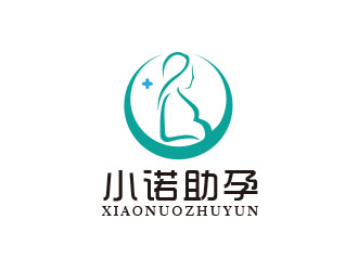 朱紅娟的小諾助孕中文字體設計logo設計