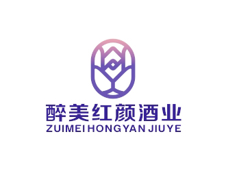 曾翼的貴州醉美紅顏酒業(yè)有限公司logo設(shè)計(jì)