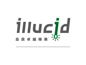 葉美寶的illucid LED燈　英文字母設計logo設計