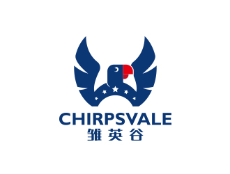 黃安悅的雛英谷/ChirpsVale英語(yǔ)教育logo設(shè)計(jì)logo設(shè)計(jì)