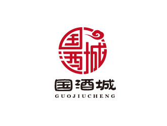 朱紅娟的國(guó)酒城logo設(shè)計(jì)