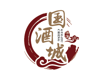 王濤的國(guó)酒城logo設(shè)計(jì)