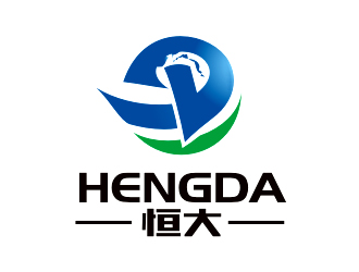 李杰的恒大健康品牌圓形logologo設計