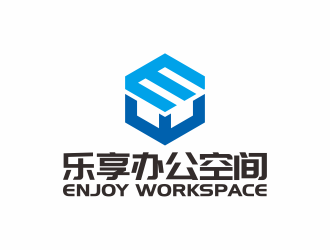 何嘉健的Enjoy Workspace                     樂 享 辦 公 空 間 logo設(shè)計(jì)