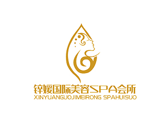 秦曉東的鋅媛國際美容SPA會所logo設計