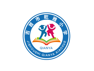 黃安悅的小學校徽logo設計logo設計