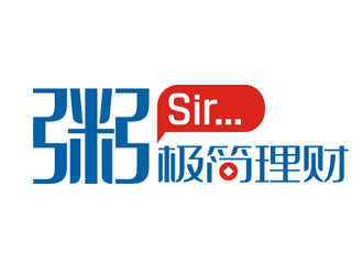 趙鵬的粥Sir極簡理財標志設計logo設計