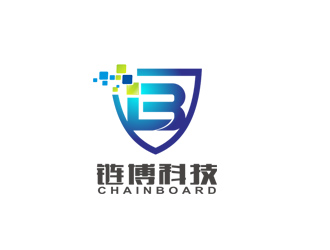 郭慶忠的鏈博科技公司logologo設計