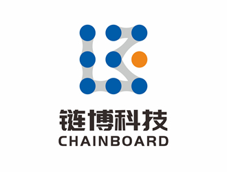 唐國強的鏈博科技公司logologo設計