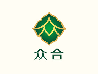 吳曉偉的眾合餐飲會所logo設(shè)計