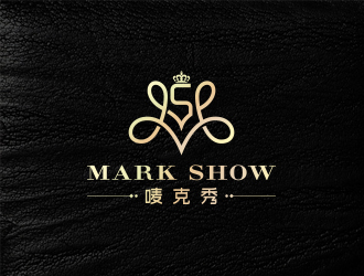 黃安悅的泉州市嘜克秀文化娛樂(lè)有限公司  MARK SHOWlogo設(shè)計(jì)