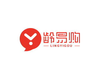 朱紅娟的齡易購logo設(shè)計