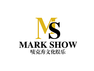 秦曉東的泉州市嘜克秀文化娛樂有限公司  MARK SHOWlogo設(shè)計