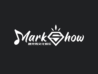 丁小鈺的泉州市嘜克秀文化娛樂有限公司  MARK SHOWlogo設(shè)計