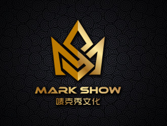 郭慶忠的泉州市嘜克秀文化娛樂有限公司  MARK SHOWlogo設(shè)計(jì)