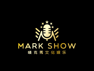 周金進(jìn)的泉州市嘜克秀文化娛樂(lè)有限公司  MARK SHOWlogo設(shè)計(jì)