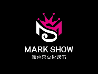 安冬的泉州市嘜克秀文化娛樂(lè)有限公司  MARK SHOWlogo設(shè)計(jì)