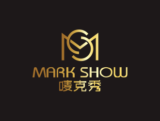 何嘉健的泉州市嘜克秀文化娛樂有限公司  MARK SHOWlogo設(shè)計