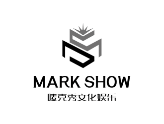 安冬的泉州市嘜克秀文化娛樂(lè)有限公司  MARK SHOWlogo設(shè)計(jì)