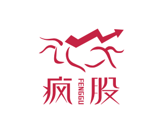 姜彥海的瘋股logo設計