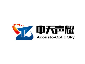 李賀的中天聲耀（英文名：Acousto-Optic Sky）logo設(shè)計(jì)